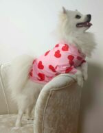 Ζακέτα Για Σκύλους - Ροζ Με Καρδούλες - Image 2