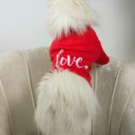 Φούτερ Για Σκύλους - Κόκκινο Με Στάμπα Love