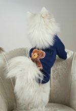 Φούτερ Μπλέ Για Σκύλους - Με Στάμπα Αρκουδάκι - Image 2