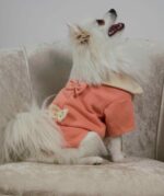 Μπλουζάκι Για Σκύλους - Σομόν Με Φιόγκους