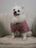 Μπουφάν Για Σκύλους - Ρόζ Με Γουνάκι