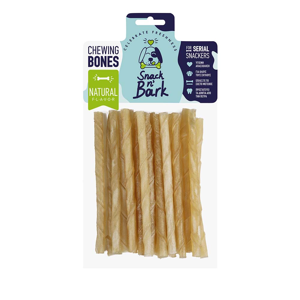 80288-1-1.jpg Snack n' Bark Twisted Stick Φυσικό κόκκαλο - Image 1