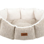 Woofmoda Κρεβάτι Σκύλου Γάτας Καναπές Μπεζ Με Γούνα.