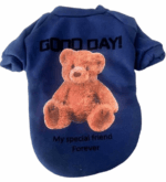 Φούτερ Μπλέ Για Σκύλους - Με Στάμπα Αρκουδάκι - Image 5