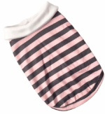 Μπλουζάκι Για Σκύλους - Ροζ Ριγέ - Image 2