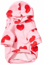 Ζακέτα Για Σκύλους - Ροζ Με Καρδούλες - Image 6