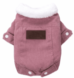 Μπουφάν Για Σκύλους - Ρόζ Με Γουνάκι - Image 3